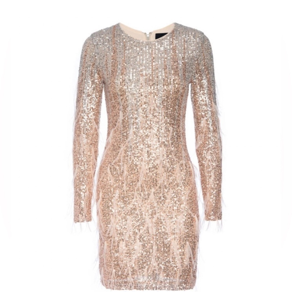 Le Superbe Babylon twiggy Elegant Sequin Dress size large - Picture 7 of 11